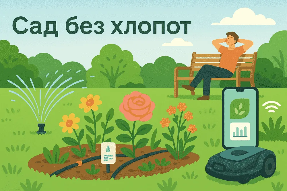 Сад без хлопот: автоматизация полива и другие современные решения